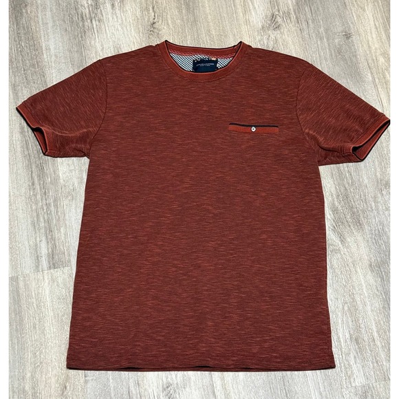 Denim &‎ Flower burnt orange vintage inspired tshirt men's medium - Picture 1 of 5